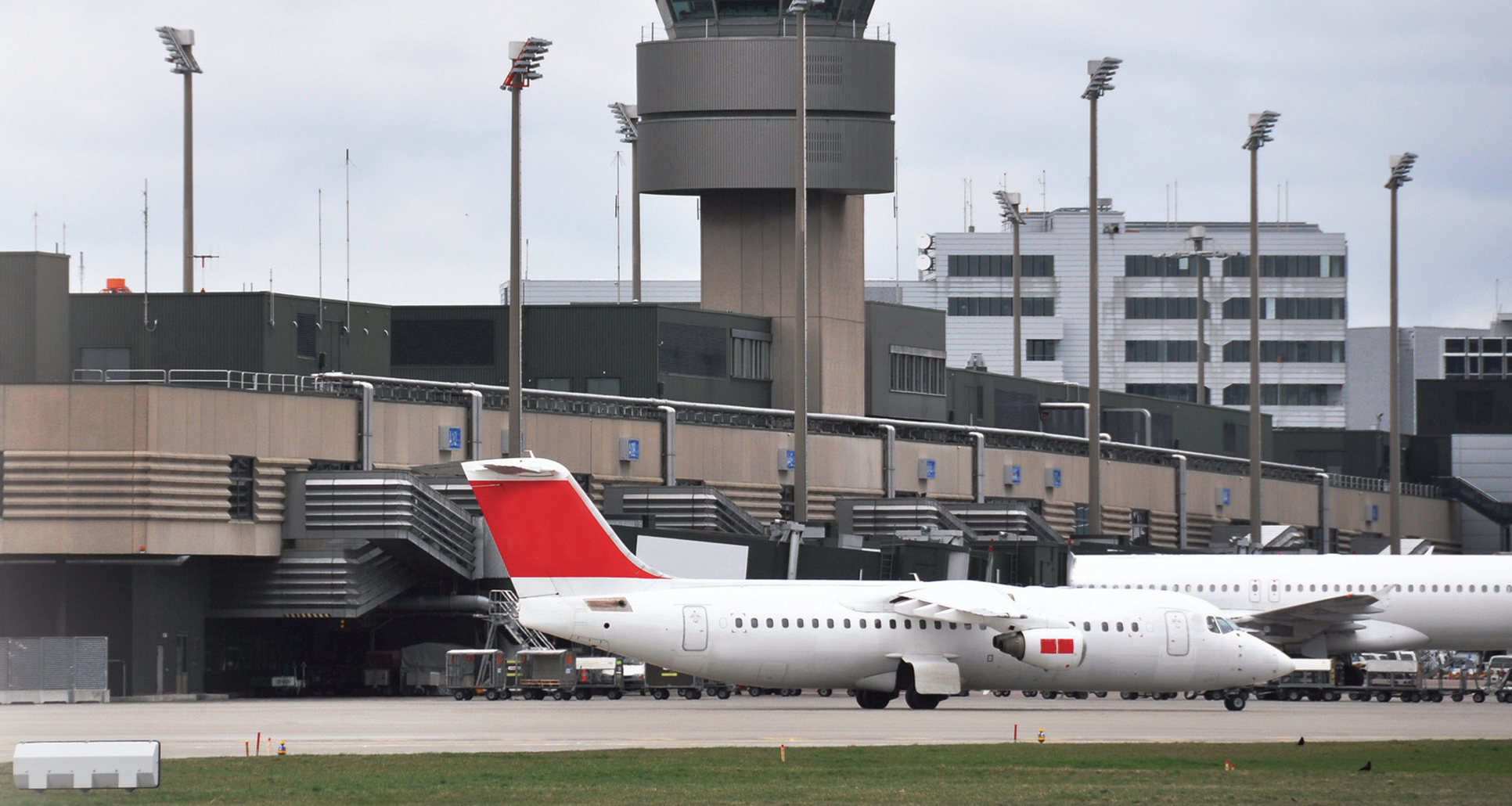 airport tarmac and councourse