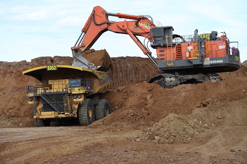 Cummins powered mining equipment in action