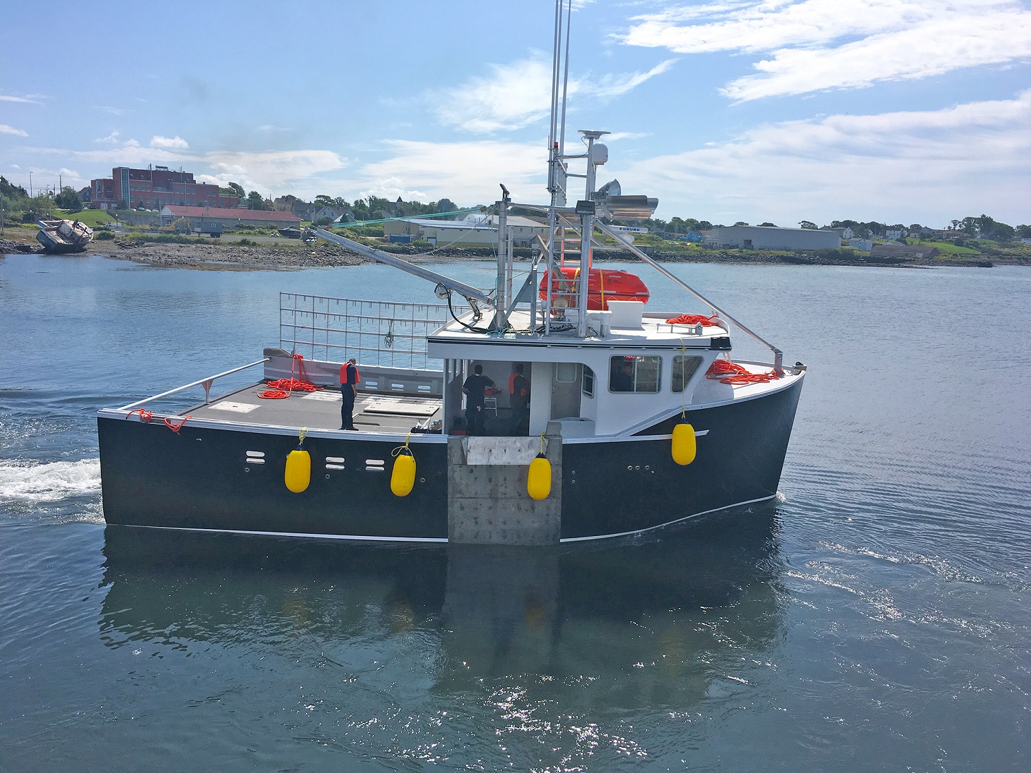 Lobster boat powered by Cummins