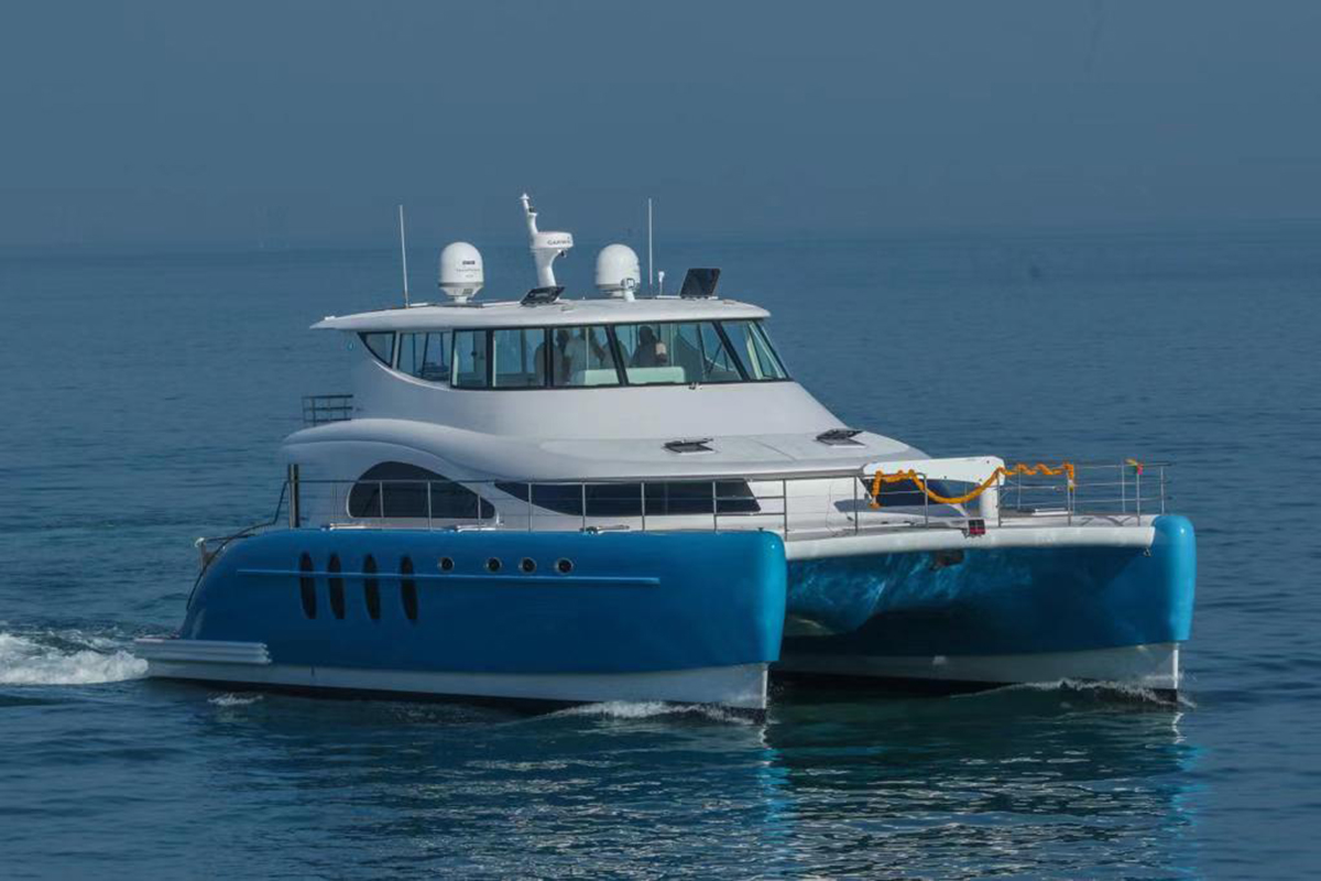 Cummins QSC8.3 powered Powerplay Catamaran