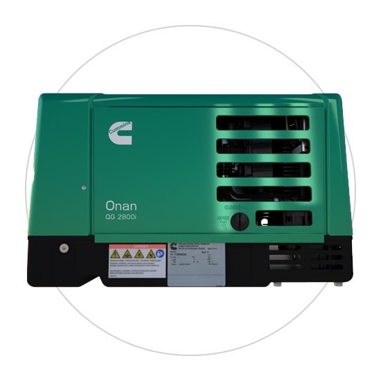 onan 2800i generator front view