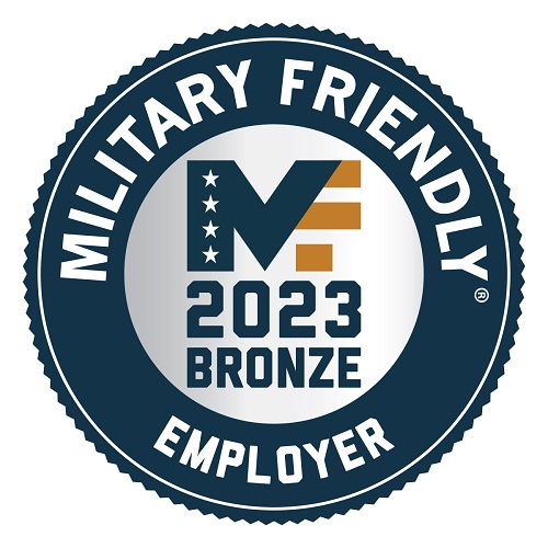 Military Friendly employer bronze award