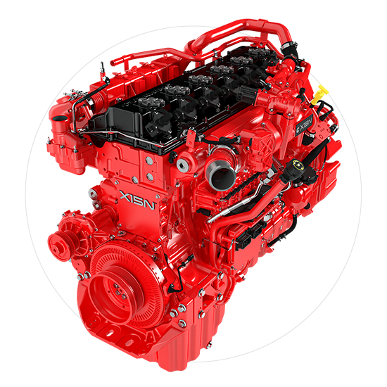 product rendering of x15 natural gas engine by cummins