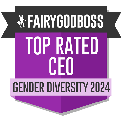 top rated ceo gender diversity 2024 badge