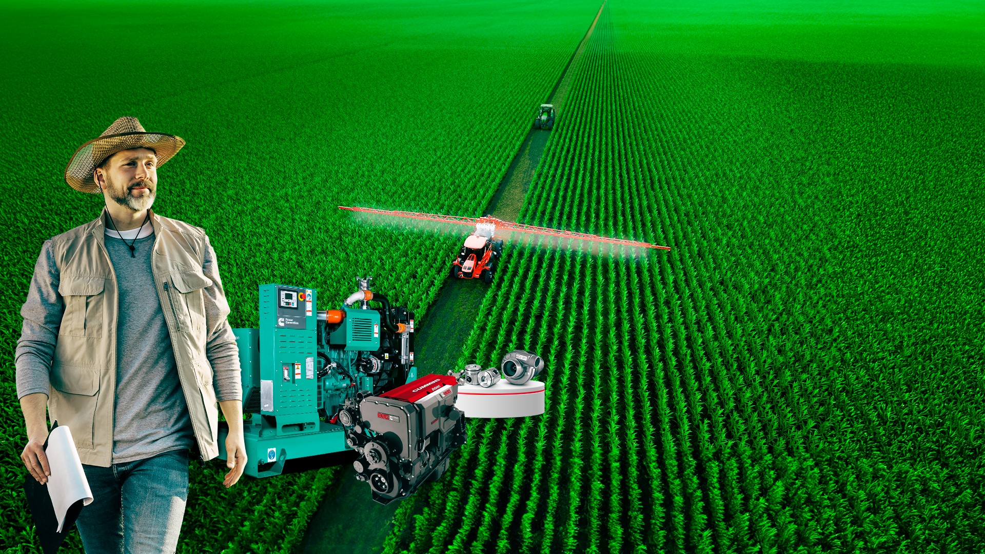Farmer with 