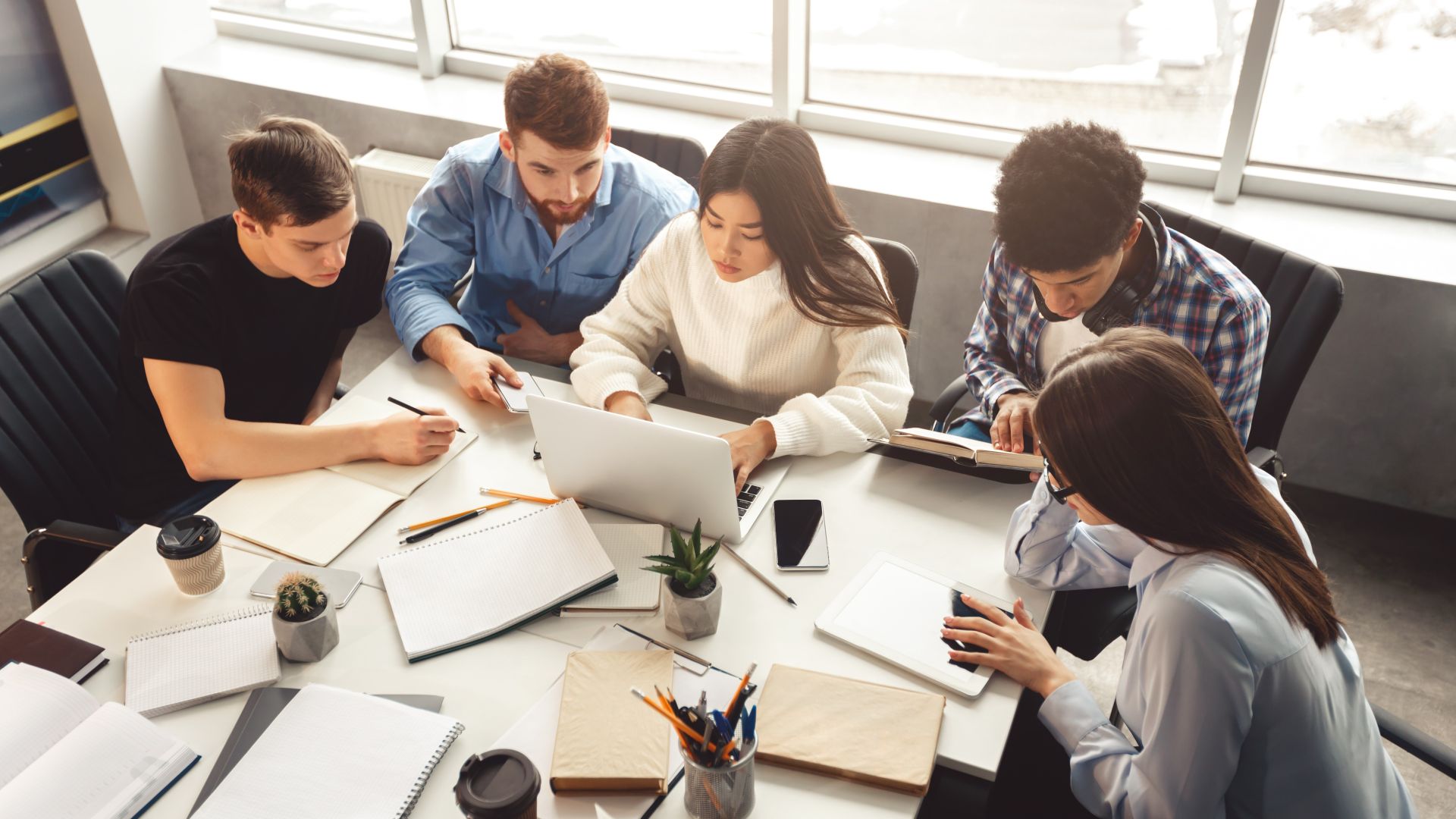 group of students collaborating
