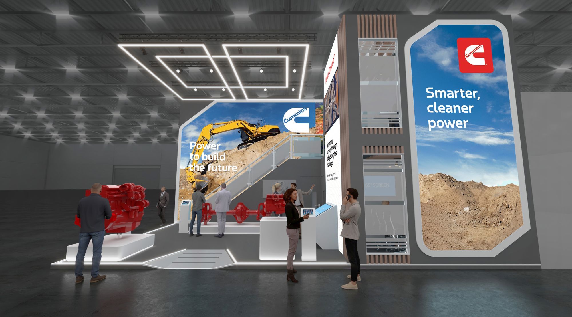 Cummins Booth at BAUMA
