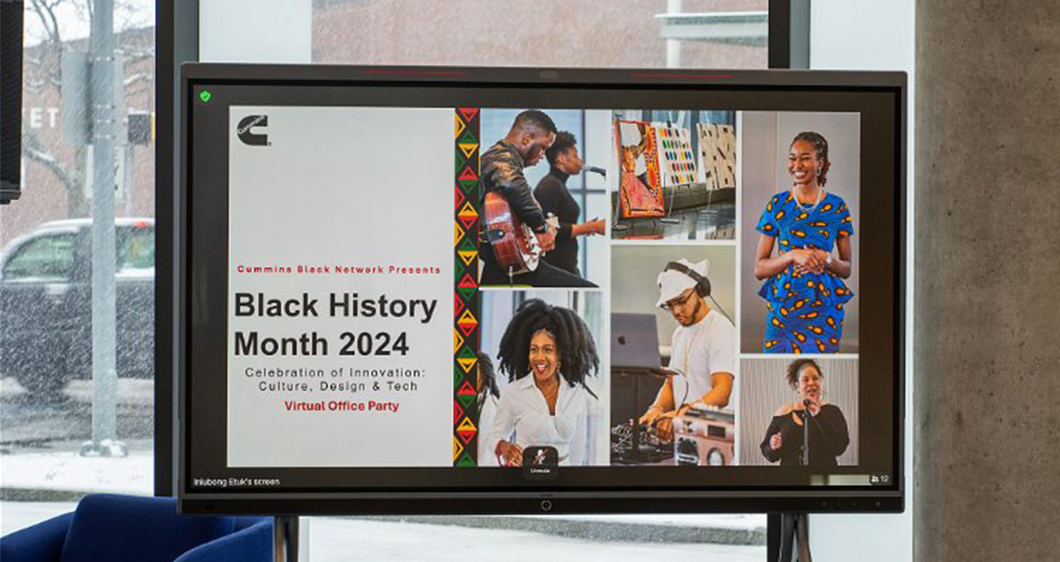 Display at Black History Month event