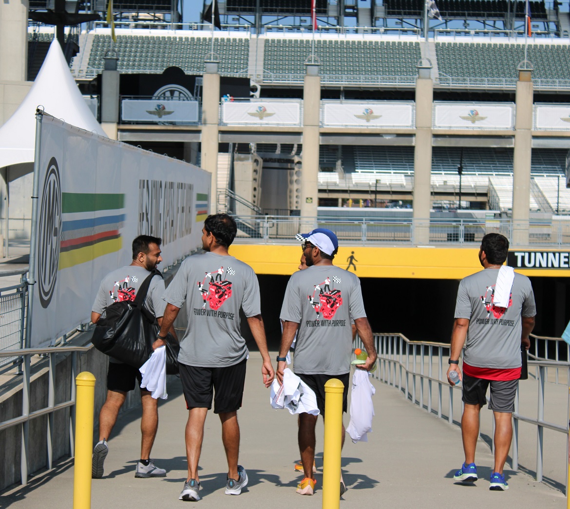 Cummins team participating at the ISC Corporate Challange. 