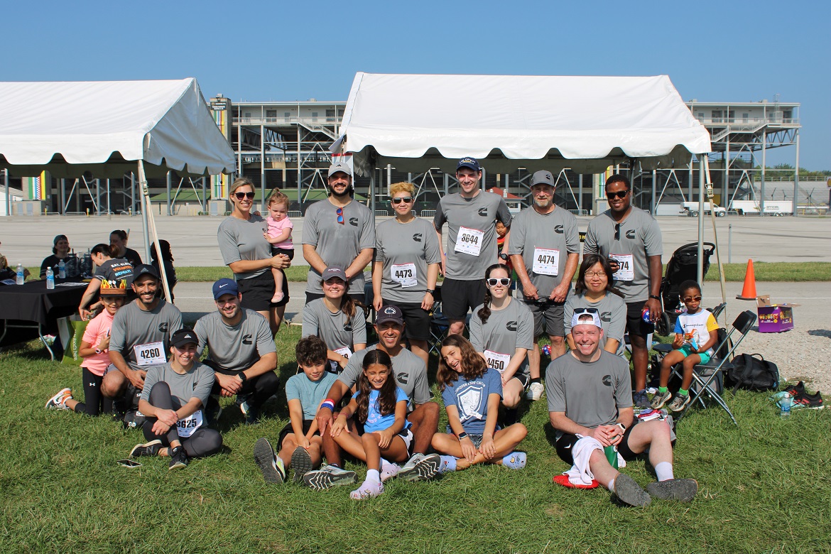 Cummins team at the ISC Corporate Challenge. 