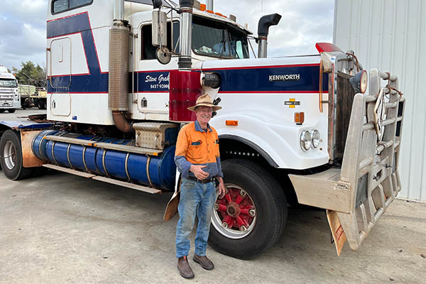 Grahame with truck