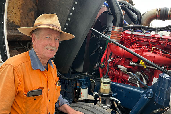 Grahame with truck