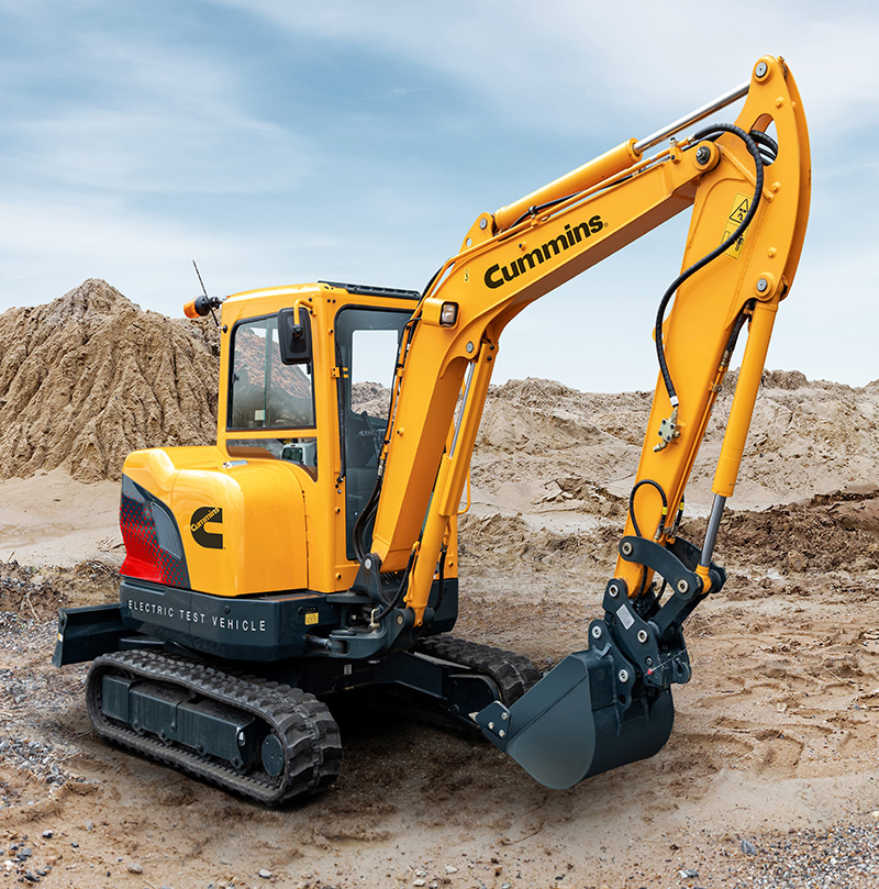 Cummins electric excavator