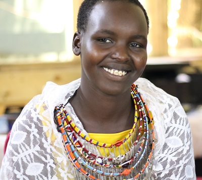 Peris, a participant in the Girls' Voices Initiative.