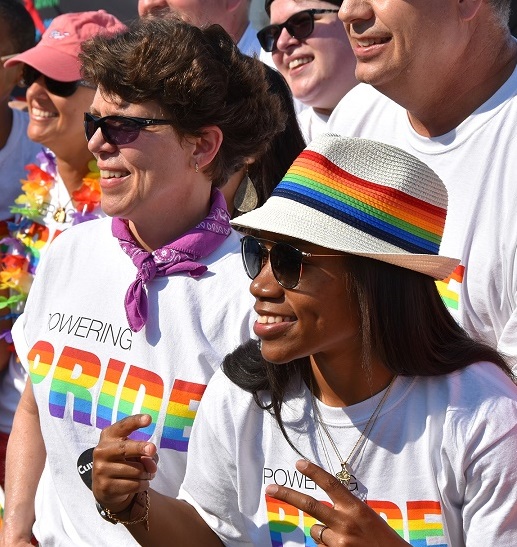 Jasmine O'Conner at Indy Pride Parade 