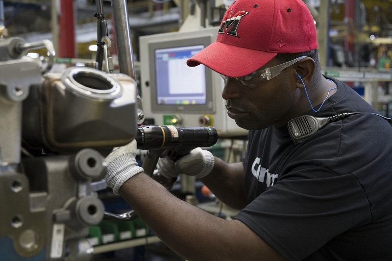 Photo from the Jamestown Engine Plant