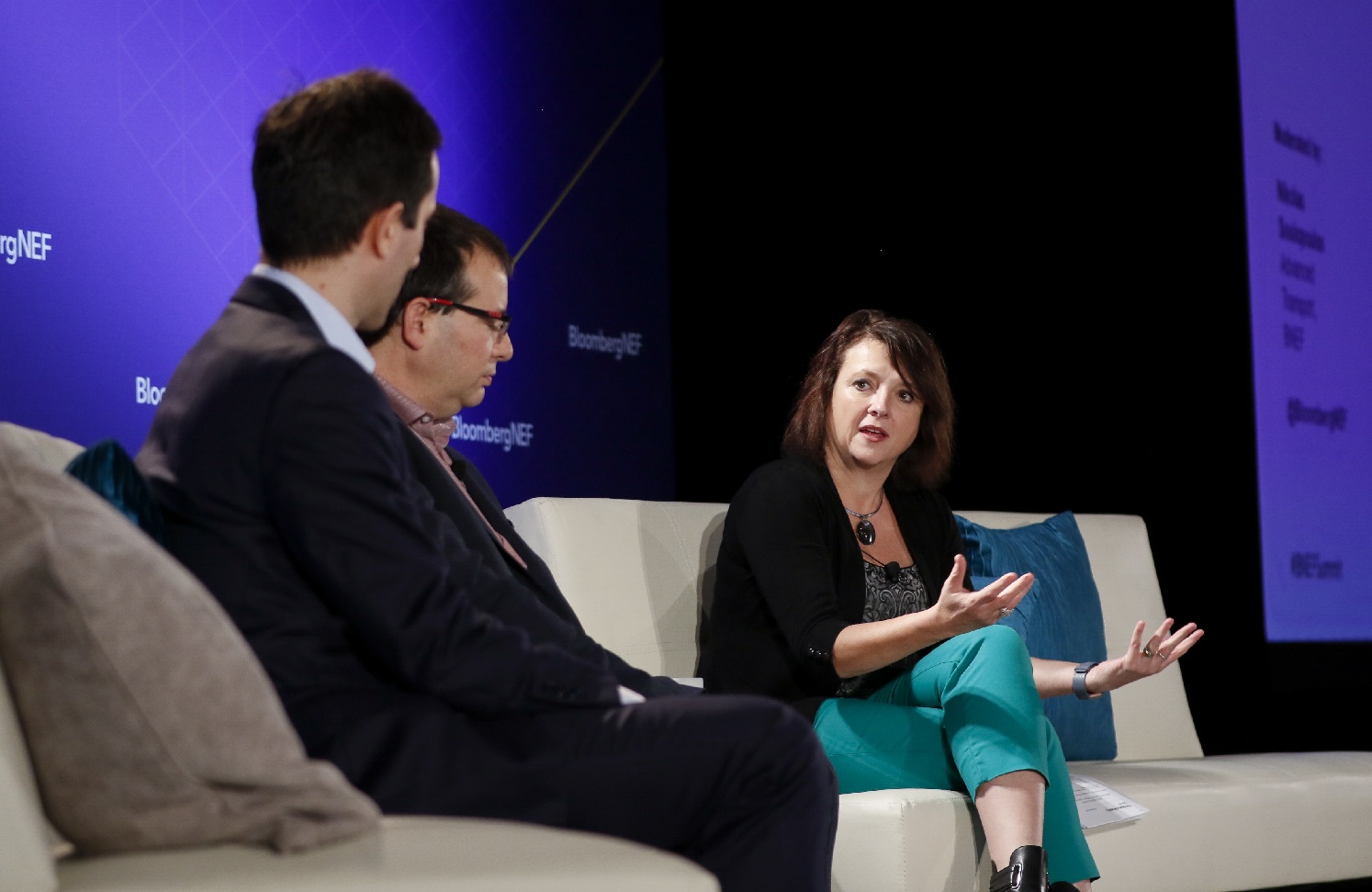 Photo of Julie Furber at BNEF conference