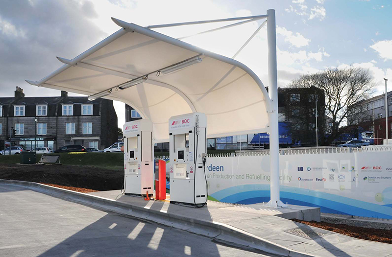 Linde Aberdeen Bus Refueling - Hydrogen Refueling Station