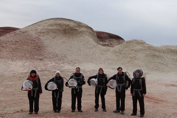 The Purdue Team at the Desert Research Station