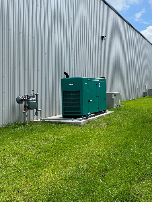 Cummins generator for a factory