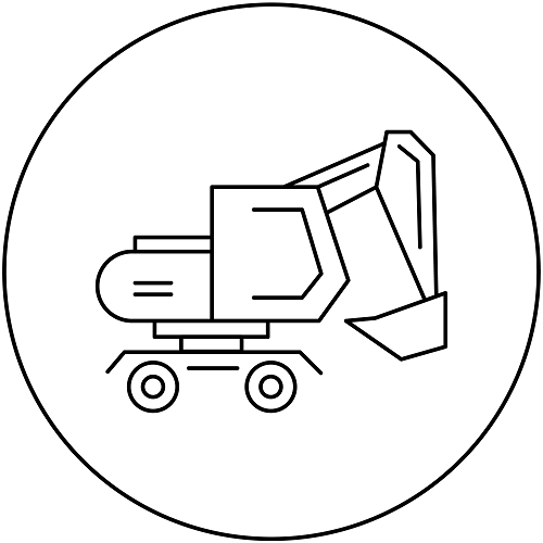 Mining digger icon