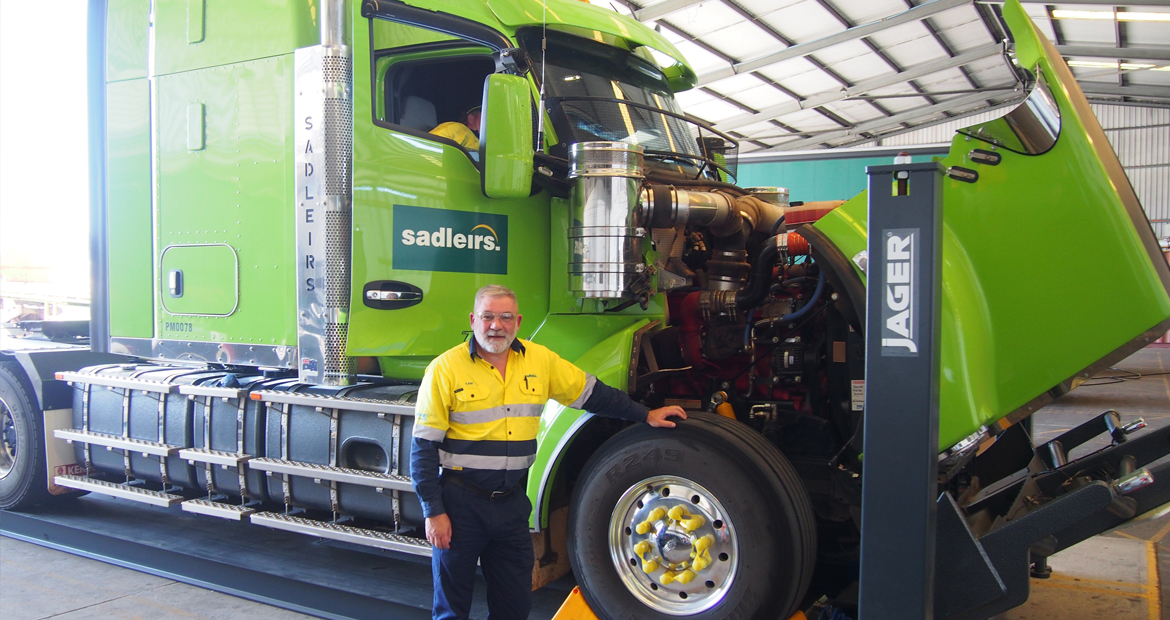 Sadleirs' Thomas McAulay - impressed with the performance and fuel efficiency of X15 Euro 6 engine.