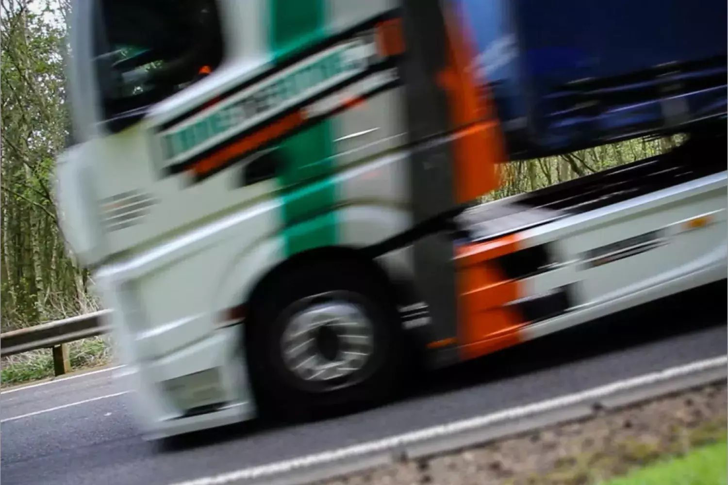 Jacobs European Demo Truck on the road in the UK