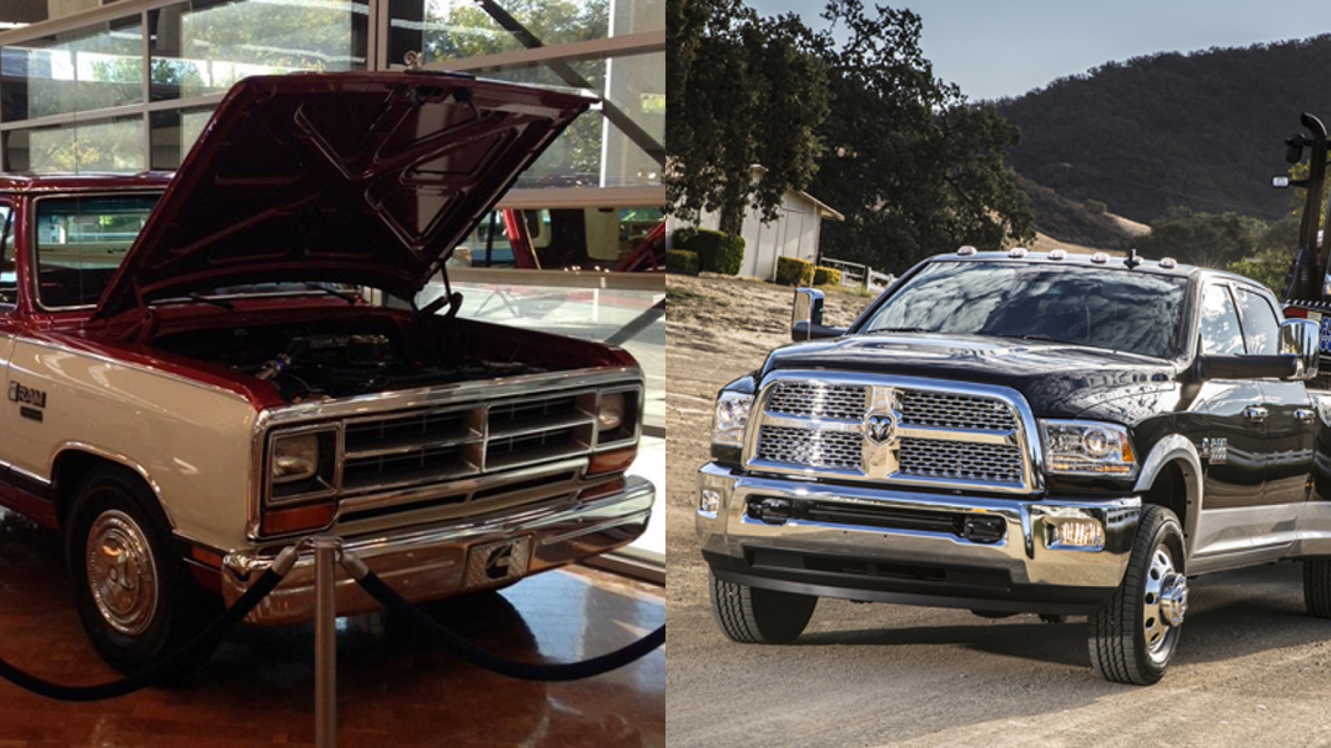 1989 ram pickup and new ram pickup