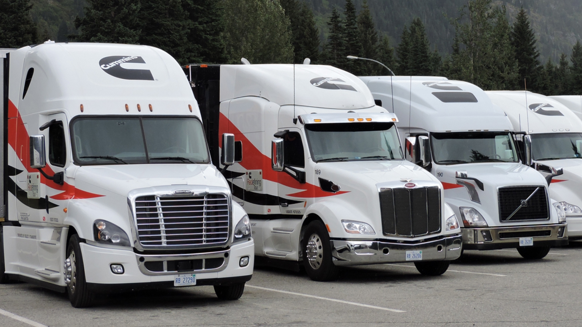 line of cummins-powered heavy-duty trucks from multiple manufacturers