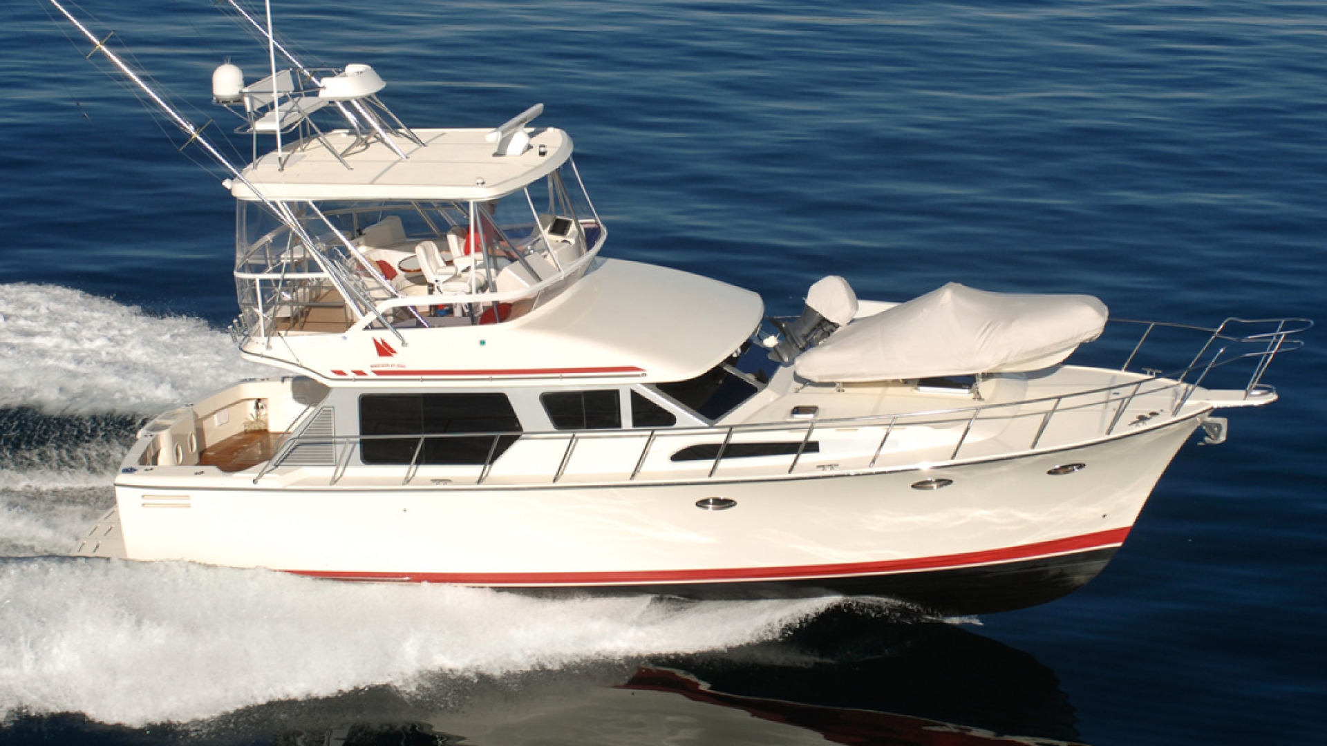 marine vessel on the water
