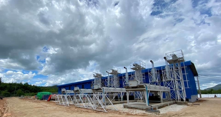 Eight Cummins QSV91G lean burn gas generator sets provide continuous gas power to the city and region of Dawei in southern Myanmar.