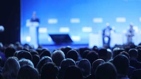 Audience at an event