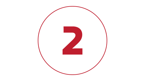 Red number two