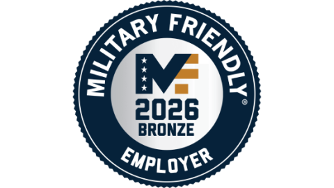 Military Friendly Employer Bronze Award for 2026