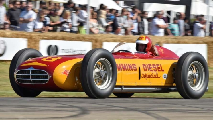 The Cummins Diesel Special’s triumphant return to the Indianapolis Motor Speedway started with a successful 2017 appearance at the Goodwood Festival of Speed in England.