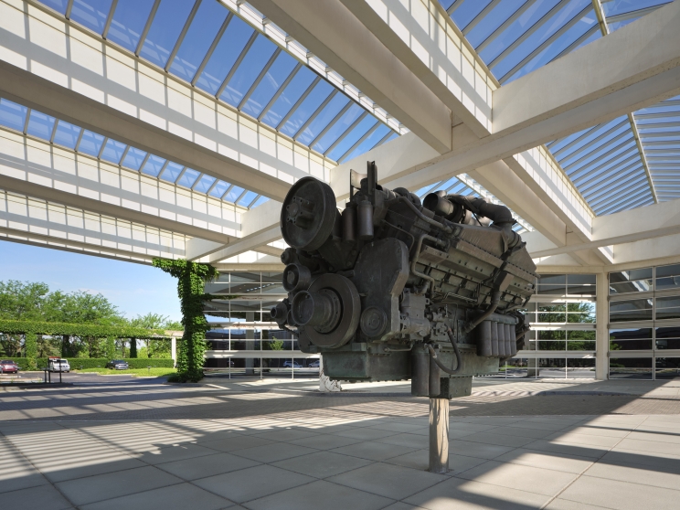 Cummins' Corporate Office Building in Columbus, Indiana (U.S.).