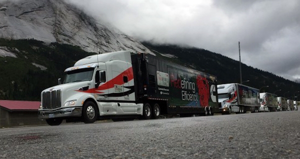 cummins tour convoy cloudy mountain highway