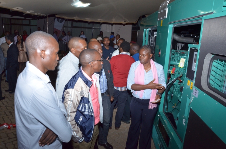 Cummins demonstrated its 500 kVA generator sets to delegates from across the sector