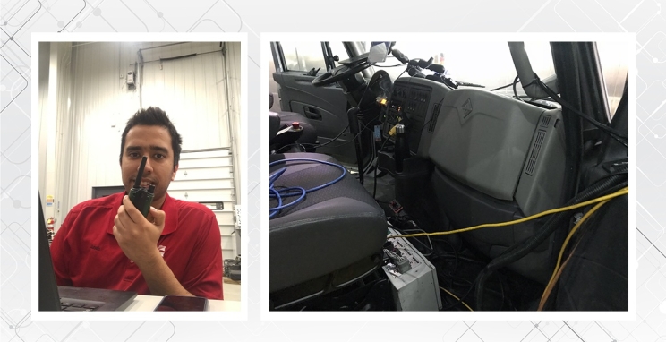 The Cummins team had to figure out quickly how to keep testing going while practicing all the COVID-19 safeguards.