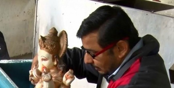 Cummins employees find innovative way to safely dissolve plaster of Paris idols