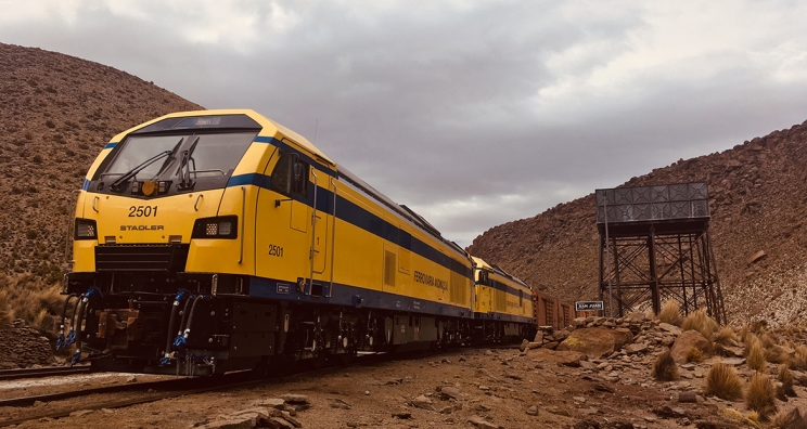 Stadler Cummins locomotive