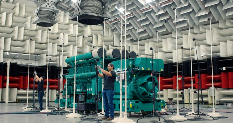 Inside Cummins Acoustic Technology Center