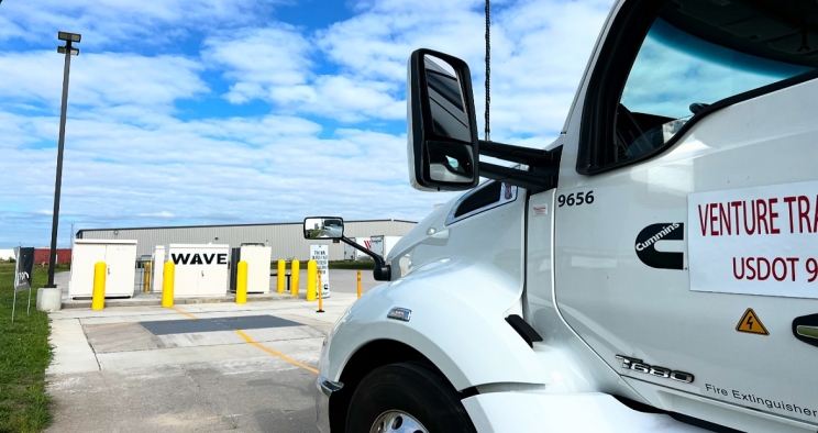 WAVE Charging, Venture Logistics, and Cummins Inc participates in demonstration of high-power, ultra-fast 500kW wireless charging system to power electric trucks