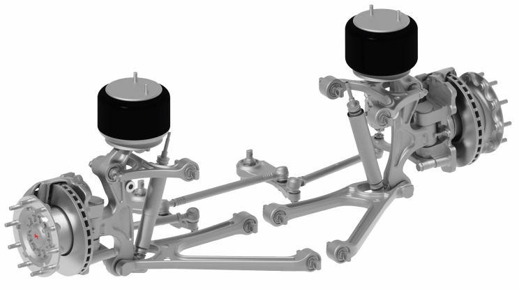 New ProTec Independent Front Suspension From Cummins Debuts at Busworld