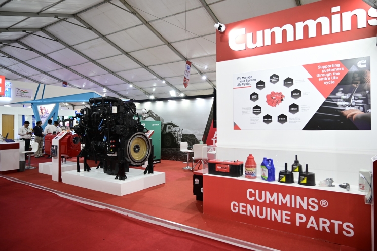 Cummins' stall at IMME 2022