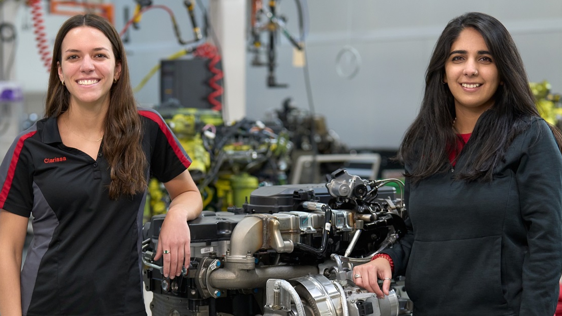 Engineers Clarissa Arriaga and Ashwini Khandelwal led the no-paint initiative