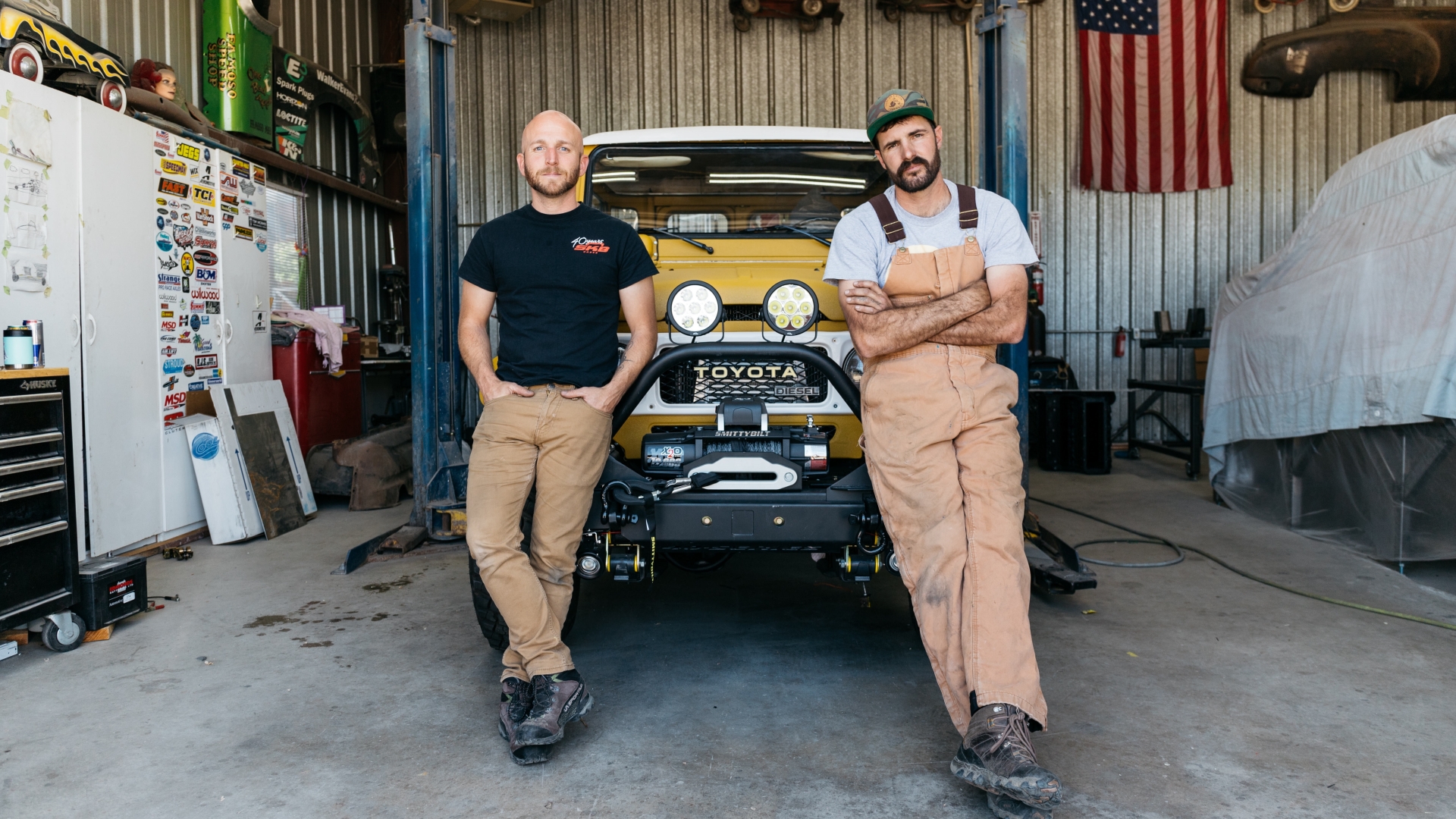 Steven Ploog (left) and Nathan Stuart (right) are taking their two re-powered classic Land Cruisers for a carbon-neutral spin to Panama. Both vehicles will be powered by R2.8 Cummins Turbo Diesel crate engines. Steven Ploog (left) and Nathan Stuart (right) are taking their two re-powered classic Land Cruisers for a carbon-neutral spin to Panama. Both vehicles will be powered by R2.8 Cummins Turbo Diesel crate engines.