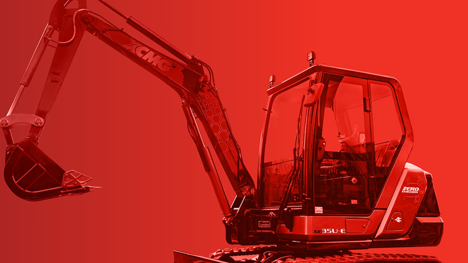 Cummins electric excavator