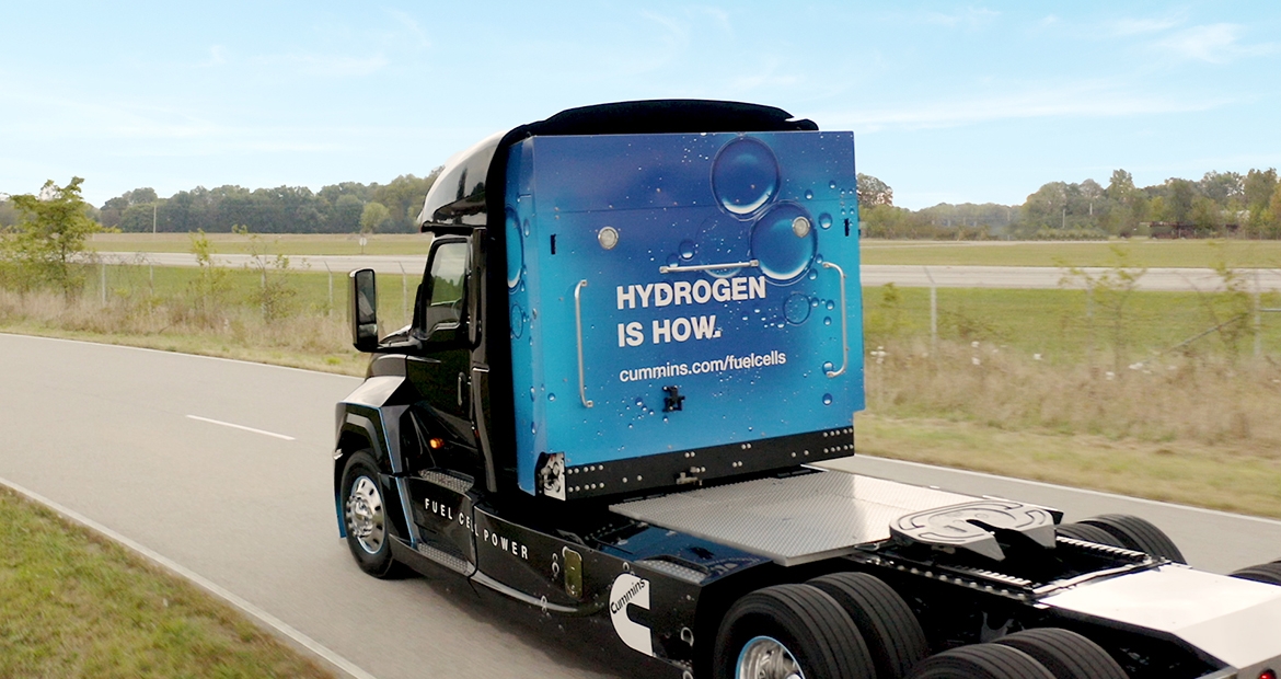 Hydrogen could be a critical fuel source to accomplishing Cummins' 2050 aspirations to power customer success through carbon-neutral technologies. Hydrogen could be a critical fuel source to accomplishing Cummins' 2050 aspirations to power customer success through carbon-neutral technologies.