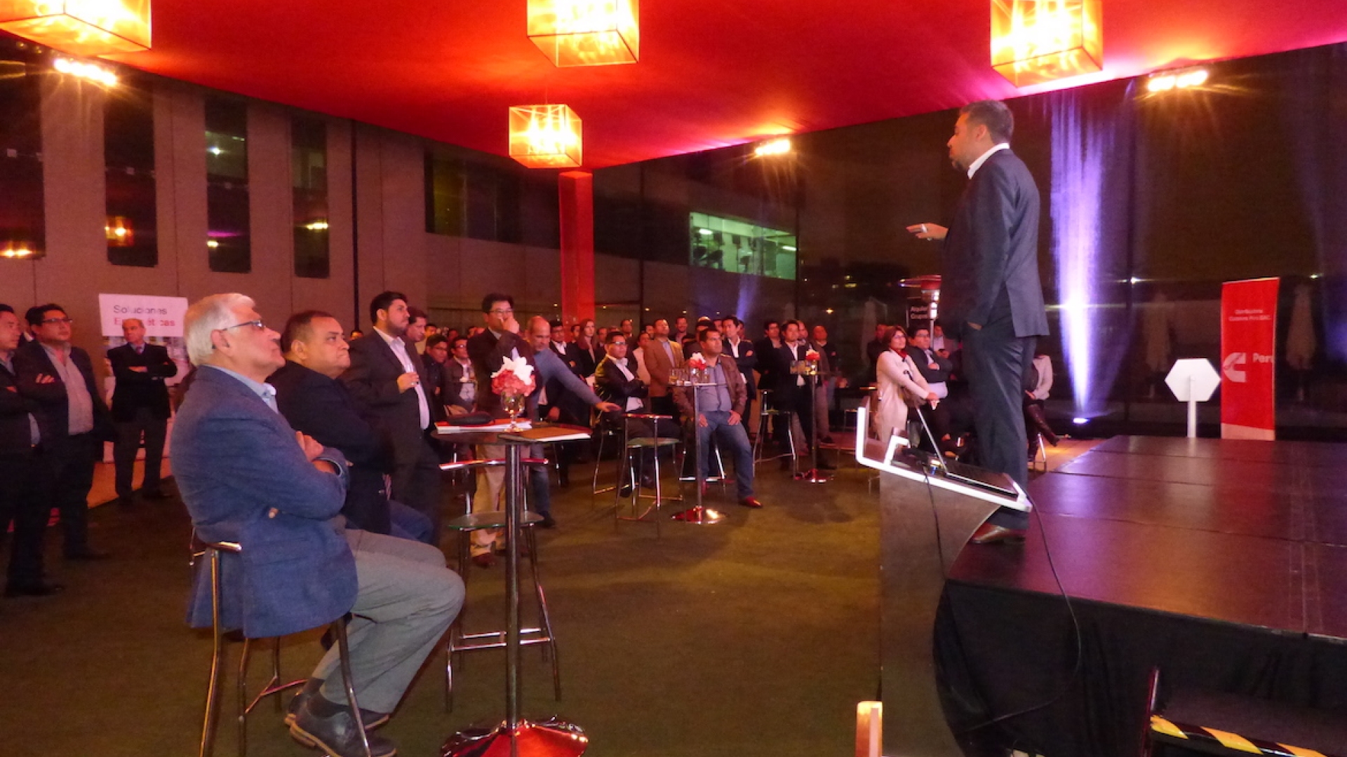 Delegates were interested to hear the Cummins perspective on renewable energy